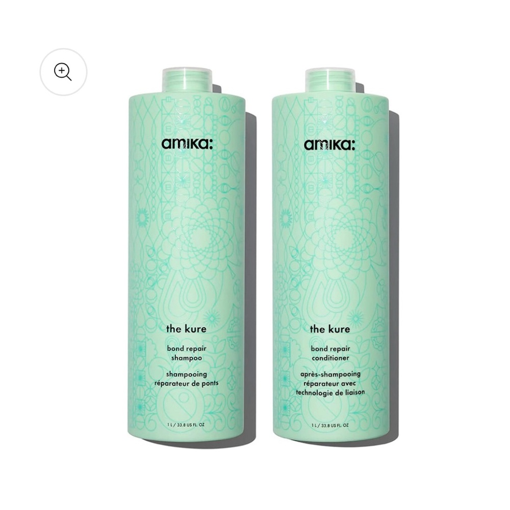 Amika The Kure Liter Shampoo and Conditioner